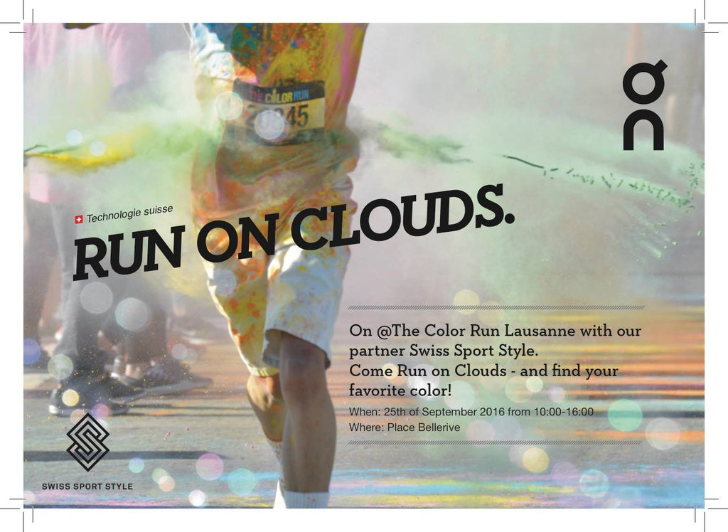 Come join us for the Color Run in Lausanne, September 25th